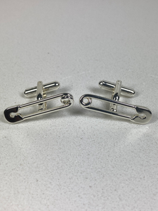 Safety Pin Cufflinks