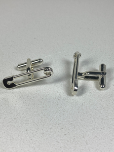 Safety Pin Cufflinks