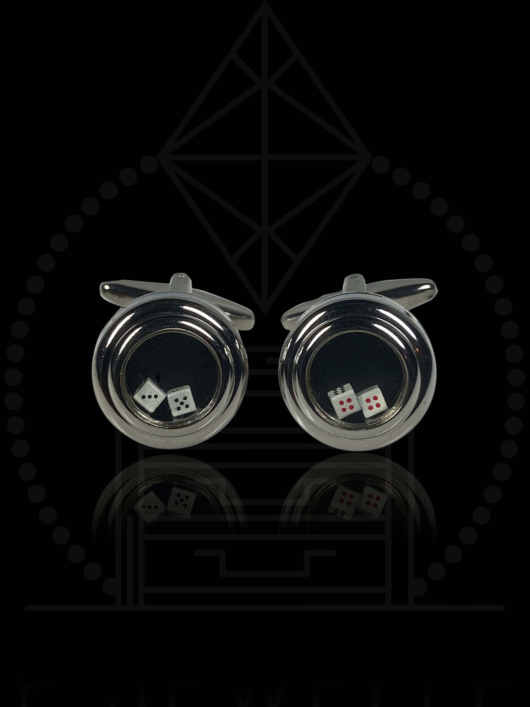 Free Moving Dice Cufflink