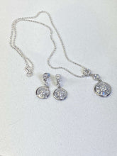 Load image into Gallery viewer, Baguette Stone Pendant And Earrings
