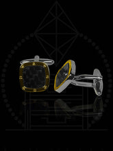 Load image into Gallery viewer, Carbon Fibre Design Cufflinks
