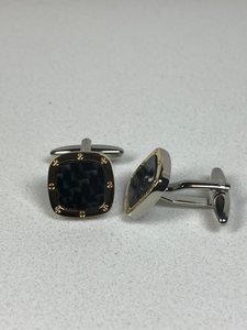 Carbon Fibre Design Cufflinks