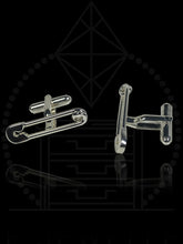 Load image into Gallery viewer, Safety Pin Cufflinks
